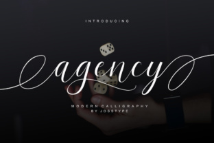Agency Script: A Formal Elegant Handwritten Font for Campaigns