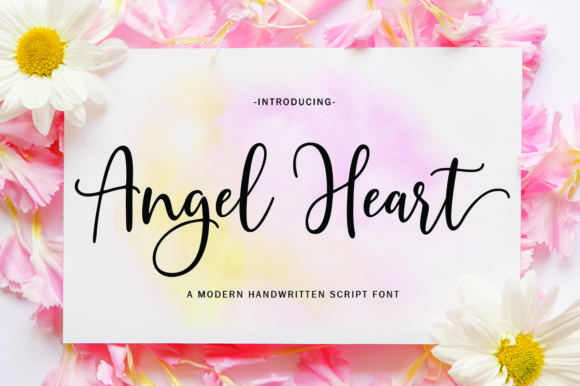 Angel Heart Script: A Modern Script Handwritten Font for Editorial Design