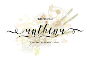 Anthena Script: A Modern Calligraphy Font for Handmade Creators
