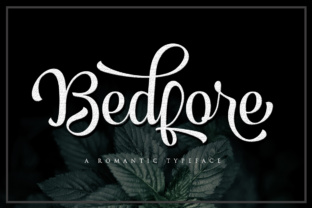 Bedfore Script: A Romantic Script Handwritten Font for Elegant Branding