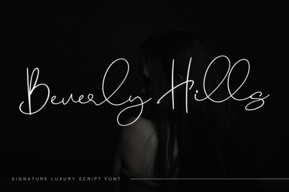 Beverly Hills Script Font for Handmade Creators