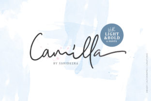 Camilla Family: A Modern Script Font for Editorial Warmth