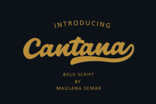 Cantana Script: A Bold Script Font for Editorial Impact