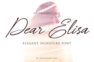 Dear Elisa: A Modern Script Handwritten Font for Digital Branding