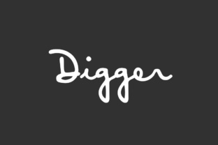 Digger Script Font for Handmade Branding & Printables