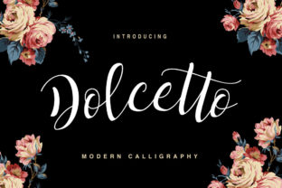 Dolcetto Script: A Modern Calligraphy Font for Editorial Elegance