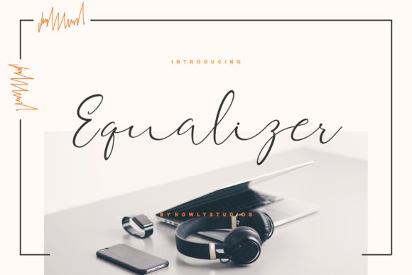 Equalizer Script: A Luxurious Script Font for Handmade Creators