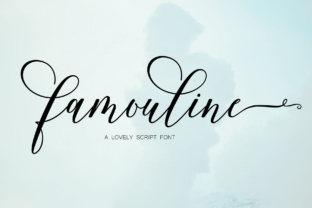 Famouline Script: A Handwritten Font for Thoughtful Editorial Design
