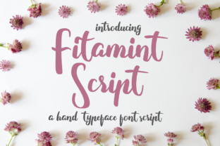 Fitamint Script: A Playful, Feminine Handwritten Font