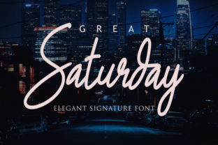 Great Saturday Font for Polished Branding