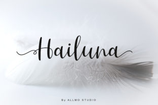 Hailuna: Elegant Script Handwritten Font for Designers
