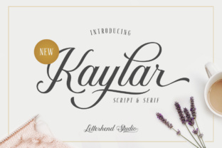 Kaylar Duo: Elegant Script & Serif in One Luxury Font Pair