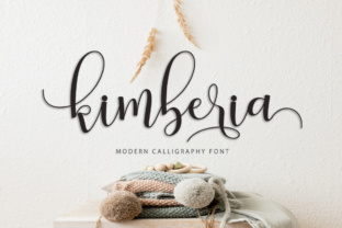 Kimberia Script: A Feminine Modern Calligraphy Font for Branding