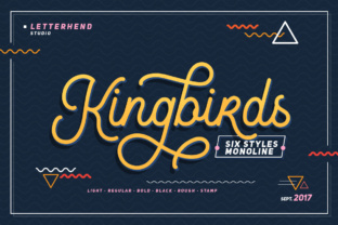 Kingbirds Script: A Premium Monoline Script Font for Editorial Design