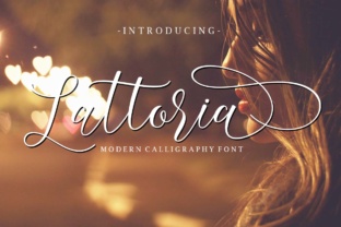 Lattoria Script: A Modern Handwritten Font for Elegant Web Design