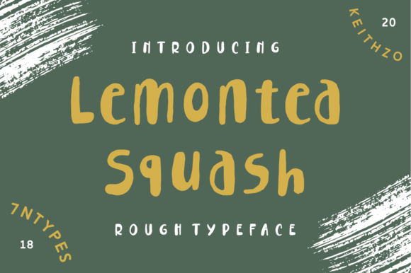Lemontea Squash Font for Playful, Readable Script Handwritten Design