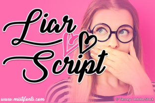 Liar Script Font for Bold Digital Branding