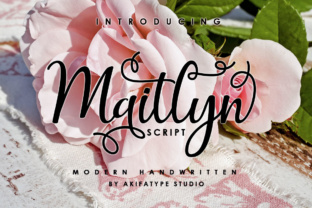 Maitlyn Script: A Legible Vintage Script Font for Editorial Design