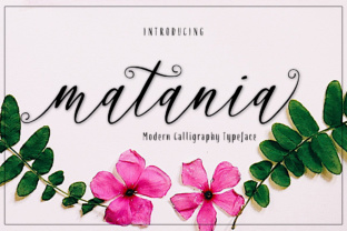 Matania Script: A Fresh Modern Script Font for Small Business Branding