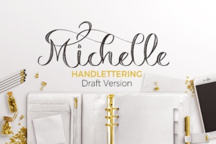 Michelle Script: A Hand Lettering Typeface for Small Business Branding