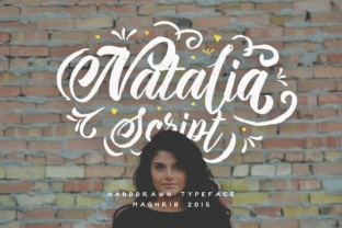 Natalia Script: A Hand Painted Typeface for Authentic Lettering