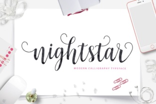 Nightstar Script: A Modern Script Font for Editorial Warmth