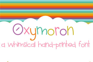 Oxymoron Script Handwritten Font for Playful Branding