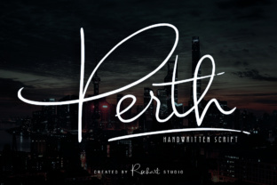 Perth Script: A Handwritten Font for Editorial Elegance