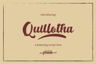 Quillotha Script: A Handwritten Font That Makes Your Campaign Stand Out