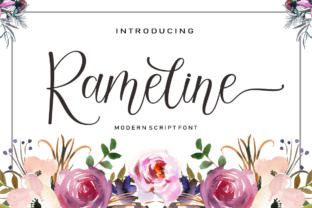 Rameline Script: A Modern Calligraphy Font for Branding & Headlines