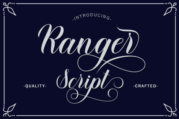 Ranger Script: A Feminine Modern Calligraphy Font for Crafters