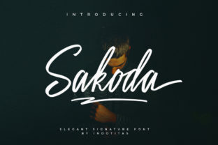 Sakodota Font: Elegant Script Handwritten Fonts for Campaign Clarity