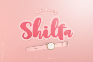Shilfa Script: A Cheerful Bold Script Font for Digital Branding