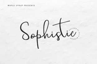 Sophistic Script: An Elegant Modern Brush Script Font