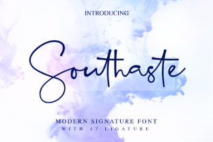 Southaste: A Modern Script Handwritten Font for Signature Brand Moments