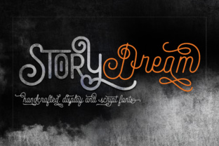 Story Dream Script: A Modern Script Handwritten Font for Digital Brands