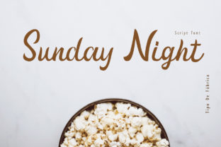 Sunday Night Script Font for Handmade Creatives