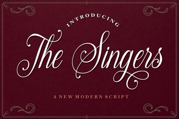 The Singers Font: A Modern Handwritten Calligraphy Script for Expressive Branding