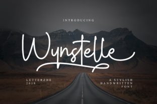 Wynstelle Script: An Elegant Handwritten Typeface for Editorial Warmth